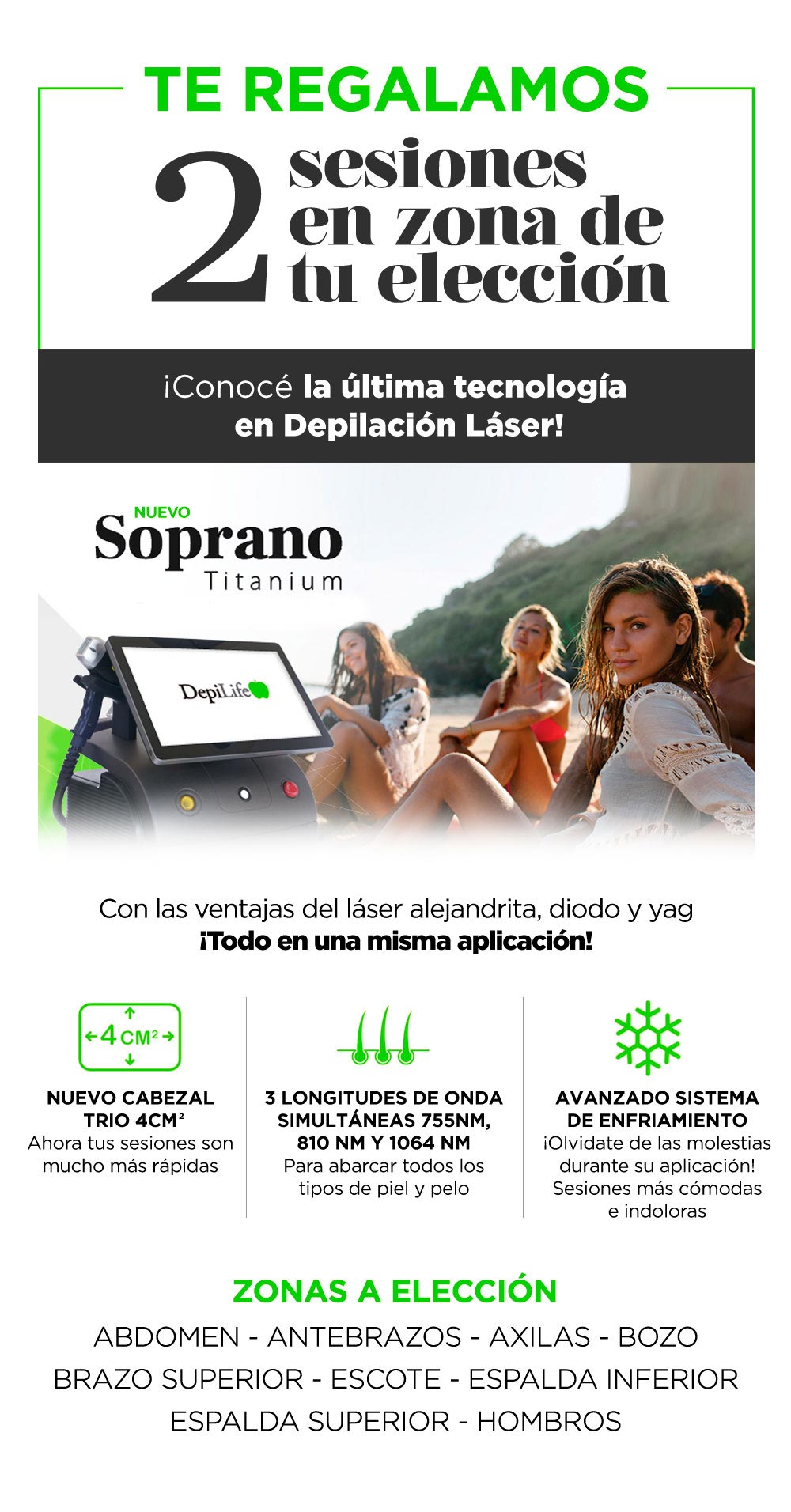 Te regalamos 2 sesiones en zona chica