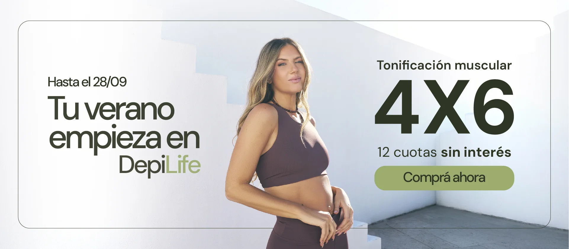 Promo DepiLife tonificación muscular Promo DepiLife tonificación muscular